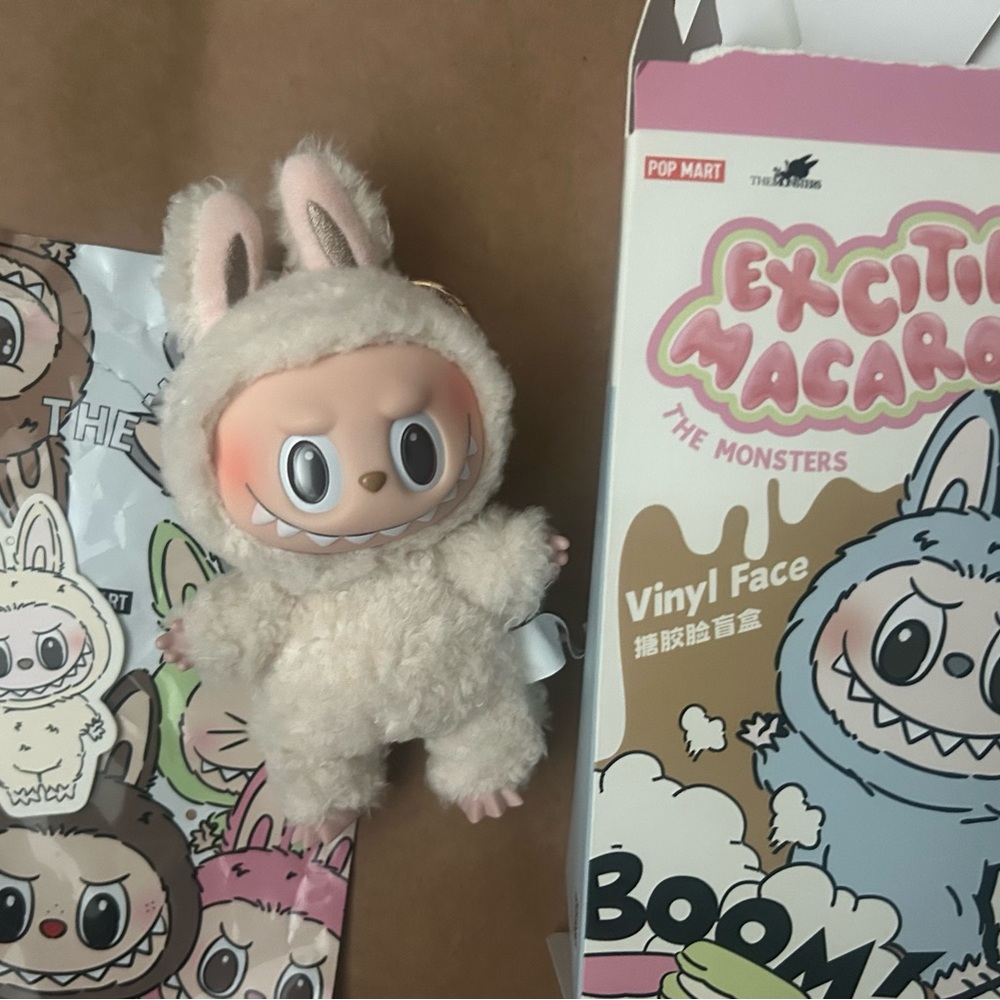 Exciting Macaron The Monsters SoyMilk Labubu popmart